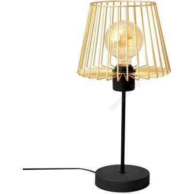 Helam Настолна лампа TORRI 1xE27/15W/230V златист/черен (HE1570)
