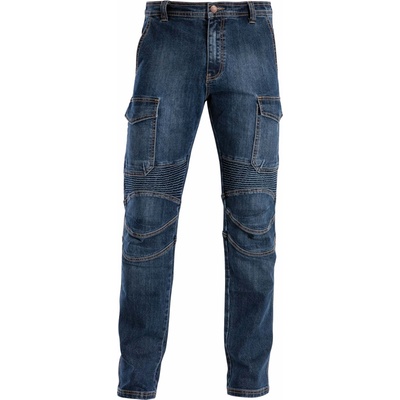 Siggi Group Работни дънки Biker Jeans - еластични, с подсилени колена, син цвят (00-9124-4074)