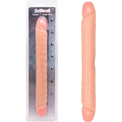 Двойно дилдо в реалистична форма, 33см. - Double Dong Flesh (SEVCR00029)