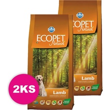 Ecopet Natural Dog Lamb Medium 2 x 14 kg