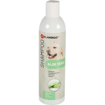 Flamingo Shampoo -Овлажняващ шампоан за кучета с всякакъв тип козина с алое вера, 300 мл