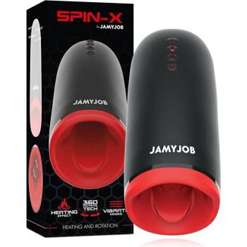 Мастурбатор, вибриращ, затоплящ и въртящ се - Jamyjob Spin-X (D-235604)
