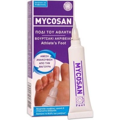 SERRIX Система за премахване на гъбички по ноктите, Mycosan Athlete' s Foot Gel 15ml