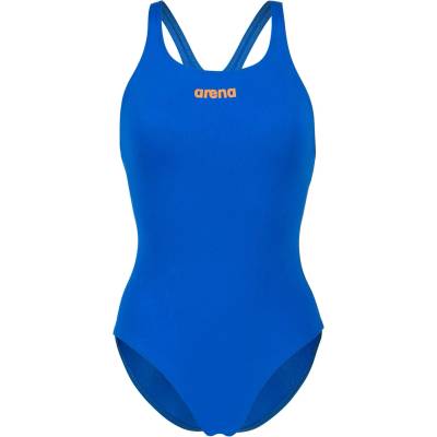 arena Дамски бански костюм Arena Women's Team Swimsuit Swim Pro Solid Swimsuit - Neon Blue / Team Orange - размер 36 (EU) (150-4079-1214)