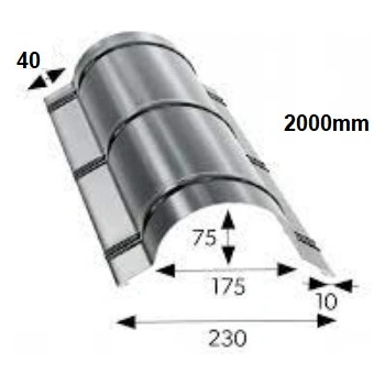 Covernit Classic hřebenáč oblý grafit