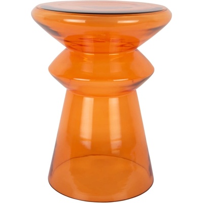 Leitmotiv Стъклена кръгла странична масичка ø 32 cm Amarre - Leitmotiv (LM2296OR)