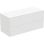 Ideal Standard Atelier Conca матово бял стенен шкаф с 2 чекмеджета и плот 120 см (T4324Y1)