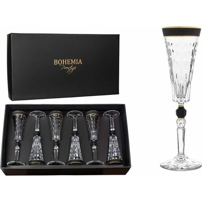 BOHEMIA PRESTIGE BOHEMIA PRESTIGE CONTE MODERN POHÁR NA ŠAMPANSKÉ 6 x 170 ml