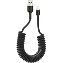 ColorWay CW-CBUL035-BK USB Apple Lightning (zink alloy + LED), 2.4A, 1m, černý