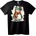 NOONEBRAND Тениска Снежен Човек Зимна - XS, Black