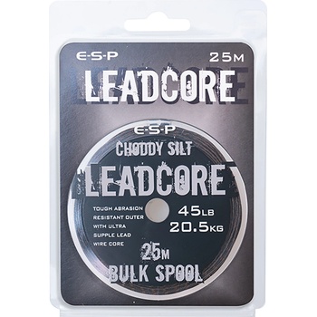 ESP Olověná šnúra Leadcore Choody Silt 25m 45lb