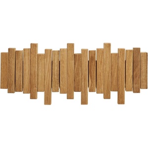 House Nordic Стенна закачалка от масивен дъб в естествен цвят 3 cm Caltra - House Nordic (4494055)