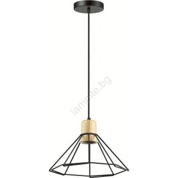 Auhilon Полилей на въже LOFT 1xE27/60W/230V (AU0188)