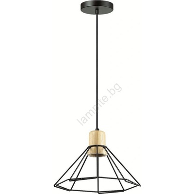 Auhilon Полилей на въже LOFT 1xE27/60W/230V (AU0188)