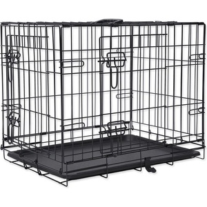 ABC-ZOO Сгъваема клетка за кучета, 2 врати, S - 61 x 43 x 49 см
