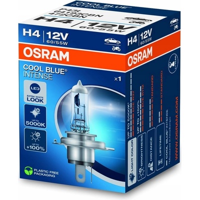 Osram Cool Blue Intense Next Generation H4 P43t 12V 60/55W 64193CBN