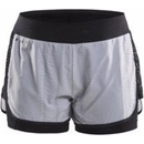 Dámské šortky Craft W šortky Charge bílá s potiskem