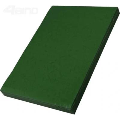 4BIND Desky pro vazbu Delta (imit. kůže) 230g, A4 zelená, 100ks