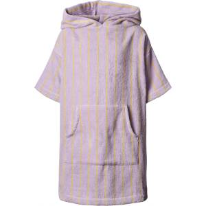 Bongusta Детско пончо за сърф Bongusta Kid's Naram Poncho Surf poncho - Lilac / Neon Yellow - размер 5-7 years (750-2137-0512)