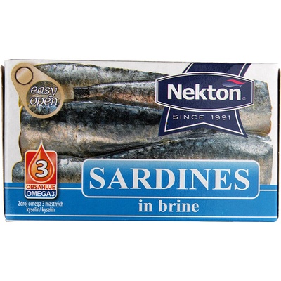 Nekton Sardinky ve vlastní šťávě a vodě 125 g