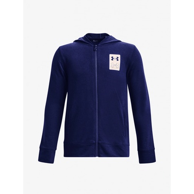 Under Armour Rival Terry FZ Hoodie-BLU