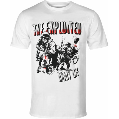 Plastic head мъжка тениска exploited, the - army life - БЯЛ - plastic head - ph12816