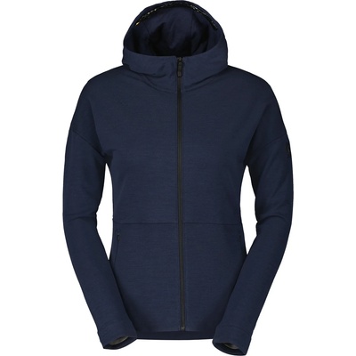 Scott Дамски вълнен пуловер Scott Women's Hoody Commuter Merino Cycling jacket - Dark Blue - размер XL (105-7789-0115)