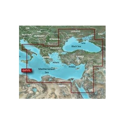 Garmin BlueChart G2 Vision - EU717L /J. Stredozemné a Čierne/ LARGEo/ R