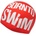 BornToSwim плувна шапка borntoswim seamless swimming cap червен