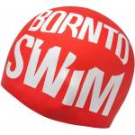 BornToSwim плувна шапка borntoswim seamless swimming cap червен
