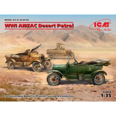 ICM ANZAC WWI Desert Patrol Diorama Set 1:35