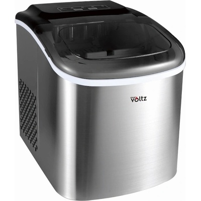 Voltz Ледогенератор Oliver Voltz OV51447BW / OV51447CS - 12 кг/24ч, 1.3 л, 9 кубчета, Бързо производство на лед - OV51447CS (OV51447CS)