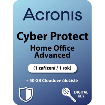 Acronis Cyber Protect Home Office Advanced 1 lic. 1 rok + 50 GB Cloudové úložiště (HOBASHLOS21)