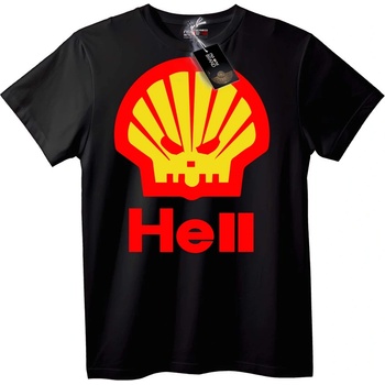 NOONEBRAND Тениска Shell Ад Череп - L, Black