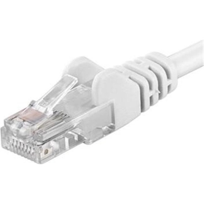 PremiumCord sputp050W Patch, UTP RJ45-RJ45 level 5e, 5m, bílý
