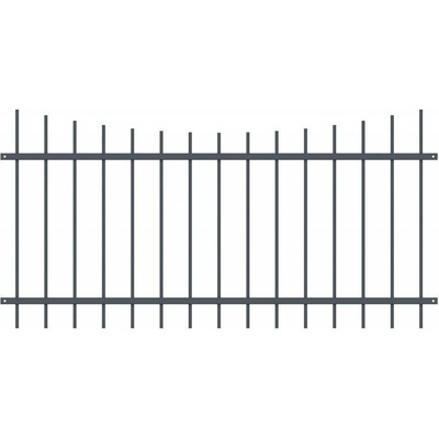 Kovové plotové pole PLP76 š. 2000 x v. 1200 mm