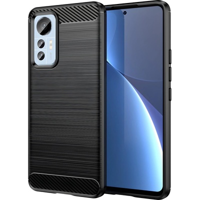 Xiaomi Carbon Shield TPU калъф за Xiaomi 12 Lite - Черен KP24645