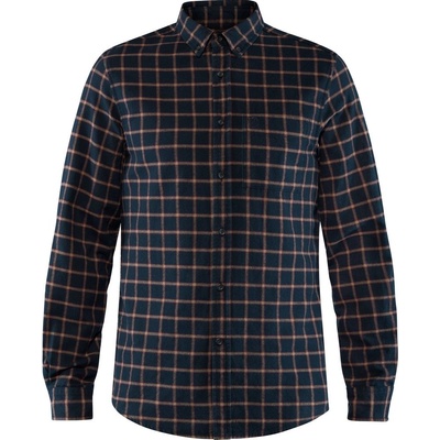Fjällräven Övik flanelová košile dark navy
