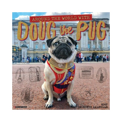 Doug the Pug & Dory 12 X 12 Wall 2026