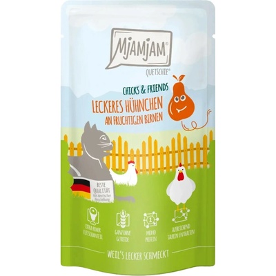 MjAMjAM Chicks & Friends kuře a hruška 125 g