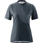 Gonso Дамска фланелка с къс ръкав за колоездене Gonso Women's Adventure Jersey Halfzip Cycling jersey - Outerspace - размер 42 (EU) (156-2896-0115)