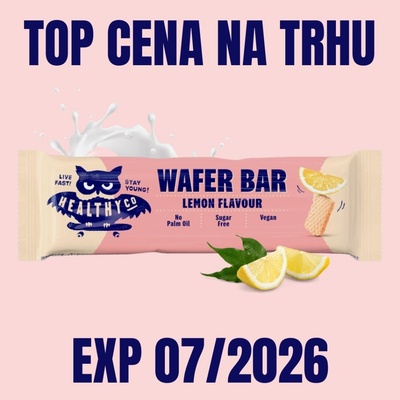 HealthyCo Wafer bar citron 24 g – Zbozi.Blesk.cz