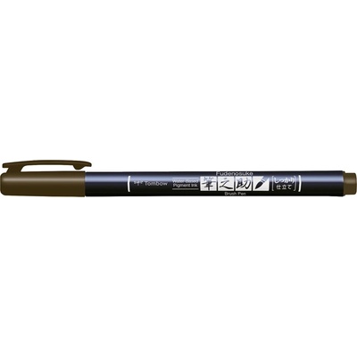 Tombow Маркер Fudenosuke твърд кафяв (WS-BH31)