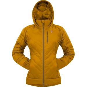 Grüezi Bag Дамско пухено яке Grüezi bag Women's Lightful DownWool Jacket Down jacket - Pineapple / Mustard (104-3343-0514)