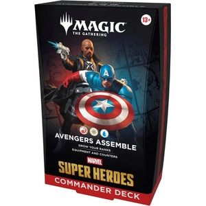 Magic the Gathering Magic The Gathering: Marvel Super Heroes Commander Deck Avengers Assemble (D53610001-1) - digit