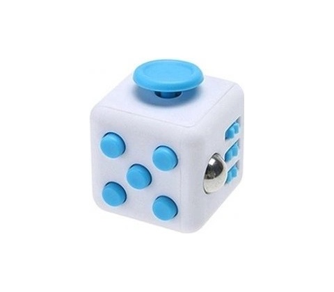 FIDGET CUBE 3,5 x 3,5 cm Modrá
