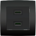 ELMARK City usb ДВОЕН КОНТАКТ АНТРАЦИТ (193751)