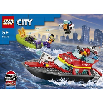 LEGO® City 60373 Hasičská záchranná loď a čln