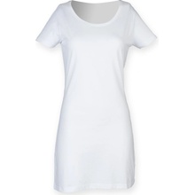 SF dámské letní tričkové šaty biela