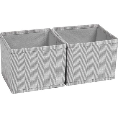Compactor Sada organizérov Boston 14 x 14 x 12 cm sivá 2 ks